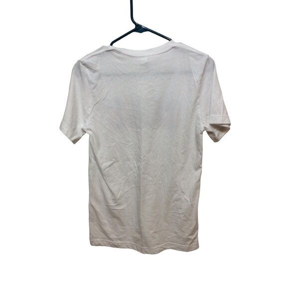 BELLA Canvass White Round Neck Sassy Tshirt Short Sleeve S - Picture 2 of 4